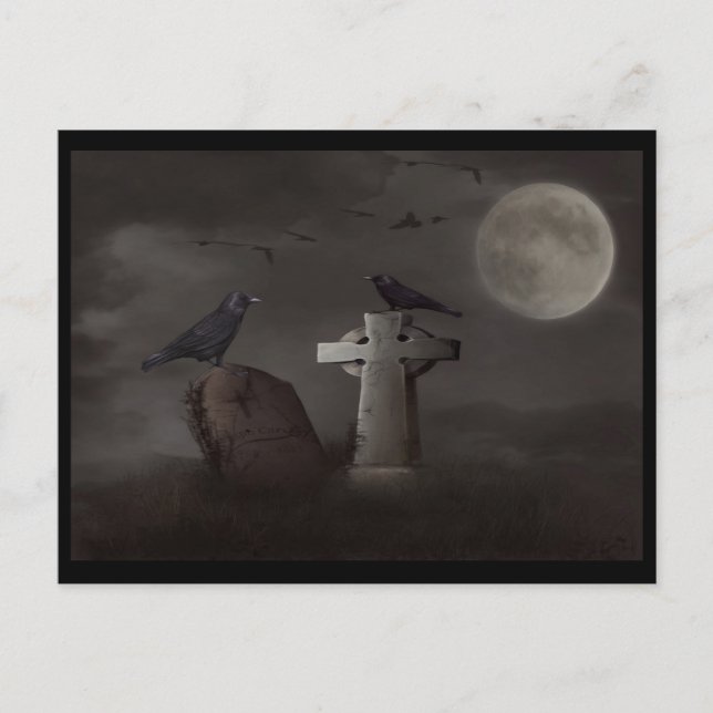 vykort för kråkans kyrkogård (Framsida)