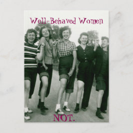 vykort för kvinnor i Retro/Rockabilly