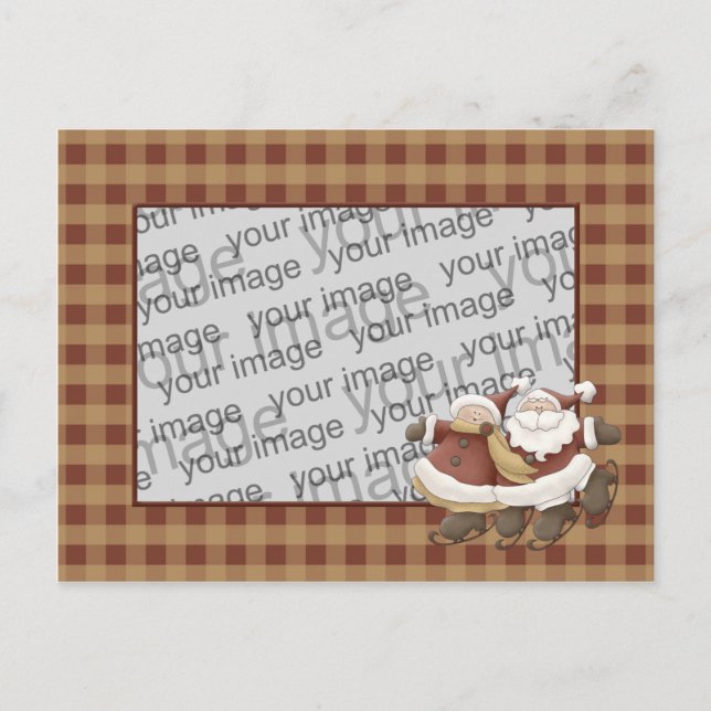 Vykort för landNowel Santa jul (Framsida)