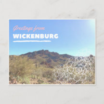 vykort för landskap i Wickenburg