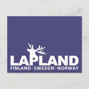 vykort för LAPLAND-anpassningsbar