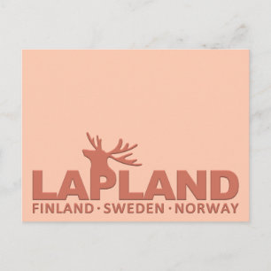 vykort för LAPLAND-anpassningsbar