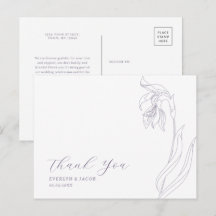 vykort för Lavender-Tack