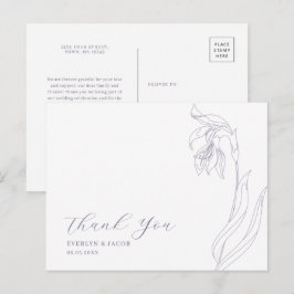 vykort för Lavender-Tack