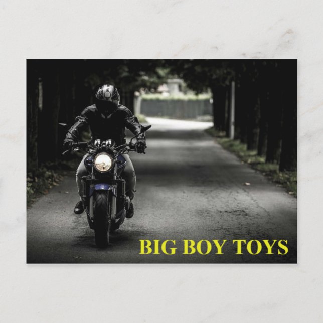 vykort för Leksaker av motorcykel Big Boy (Framsida)