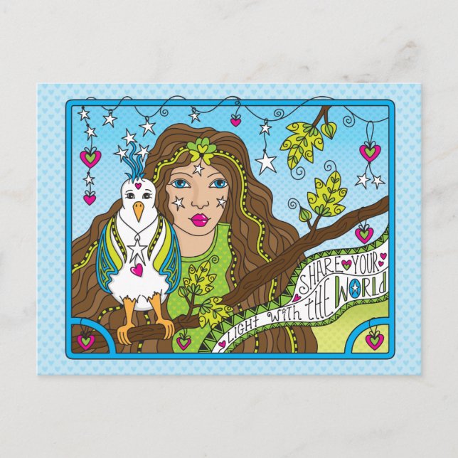  vykort för ljus_ (Framsida)