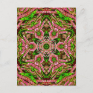 vykort för lodrät av kaleidoskop för surreala watt
