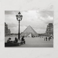 Vykort för Louvre Glass Pyramid