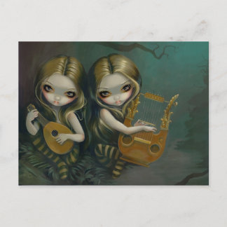 vykort för "Lute and Lyre"