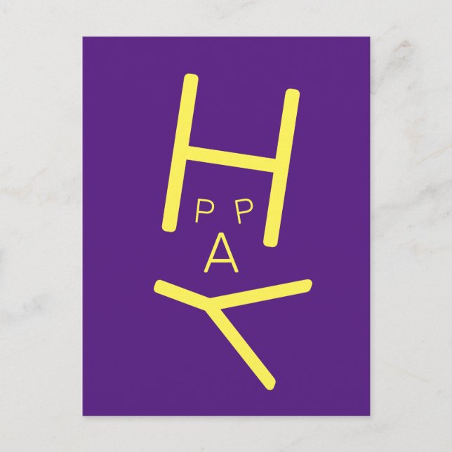 vykort för lycklig (Framsida)