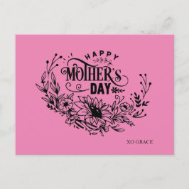 vykort för lycklig Mors dag