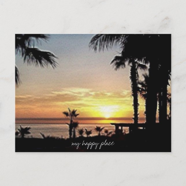 vykort för lycklig ställe mexico (Framsida)