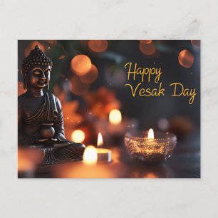 vykort för lycklig Vesak-dagen