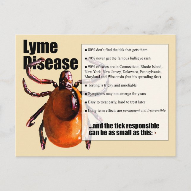 vykort för Lyme Disease (Framsida)