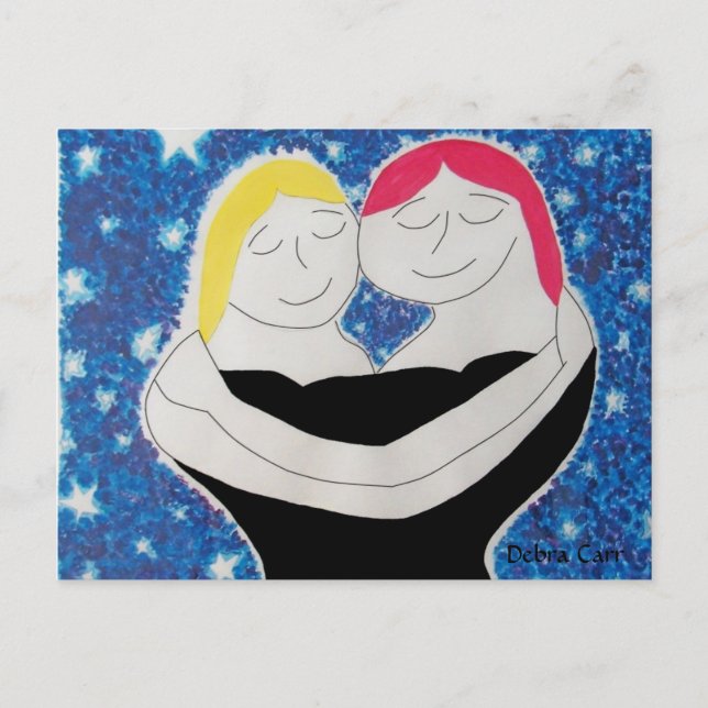 vykort för mamma och Me (Framsida)
