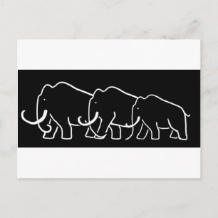 vykort för mammoth Family
