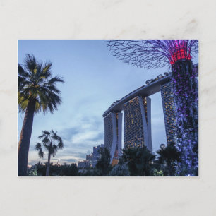 vykort för Marina Bay Sands Singapore