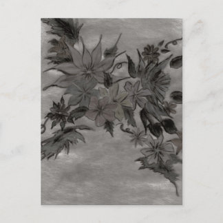 vykort för matris i silke