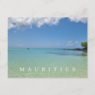 vykort för Mauritius havs och himlar