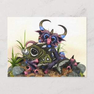 vykort för MD Cuddlefish Dragon (Closeup)