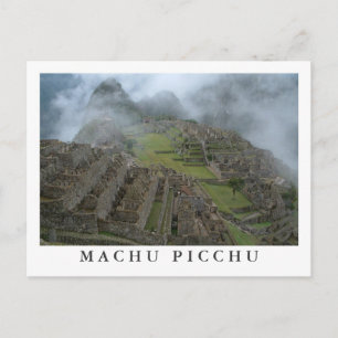 vykort för "Misty Machu Picchu"