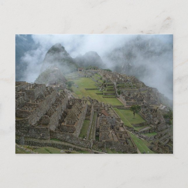 vykort för "Misty Machu Picchu" (Framsida)