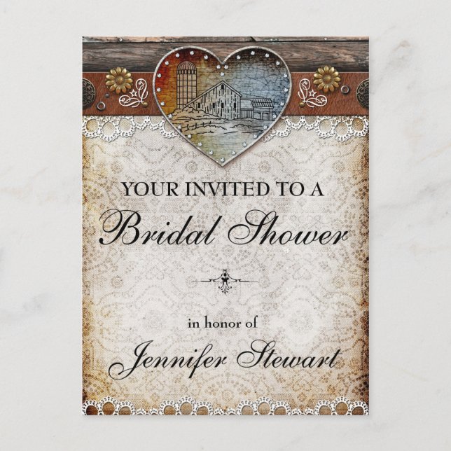 vykort för Möhippa i Rustic Barn Land (Framsida)