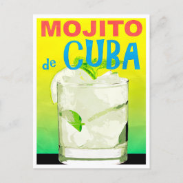 vykort för Mojito de Cuba vintage resor