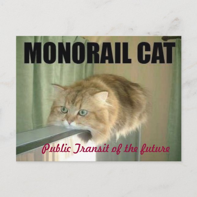 vykort för monorailcat (Framsida)