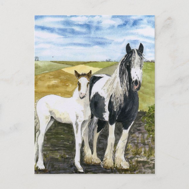 vykort för mor och fotstöd (Framsida)