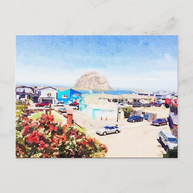 vykort för Morro Bay (Framsida)