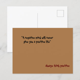 vykort för motivering