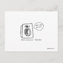 vykort för motiveringshögtalare