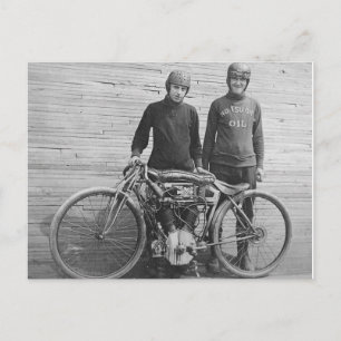 Vykort för motorcyklar 1930