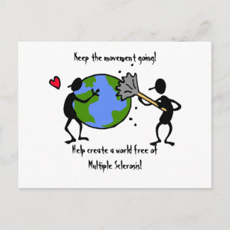 vykort för MS-medvetenhet