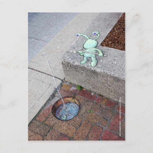 vykort för murfiske (Framsida)