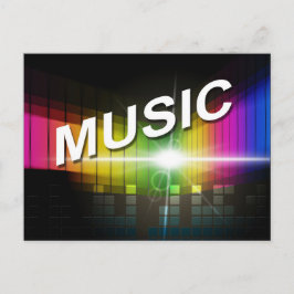 vykort för musikillustration