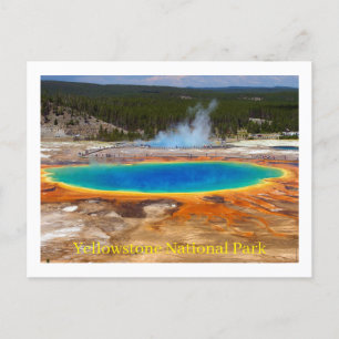 vykort för nationalparken Yellowstone