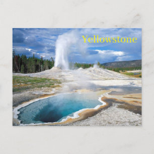 vykort för nationalparken Yellowstone