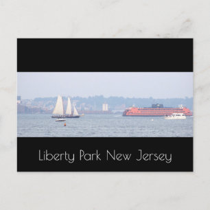 vykort för New jersey i Liberty Park