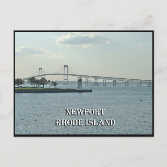 vykort för Newport Rhode island (Framsida)