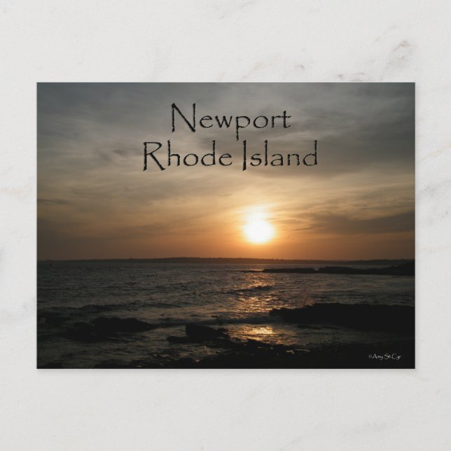 vykort för Newport Rhode island (Framsida)