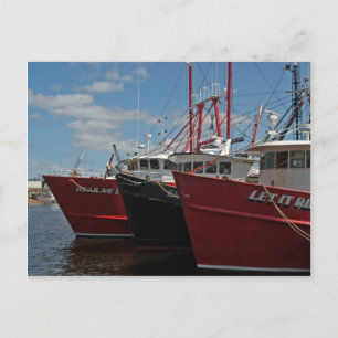 vykort för nya Bedford FishBoats