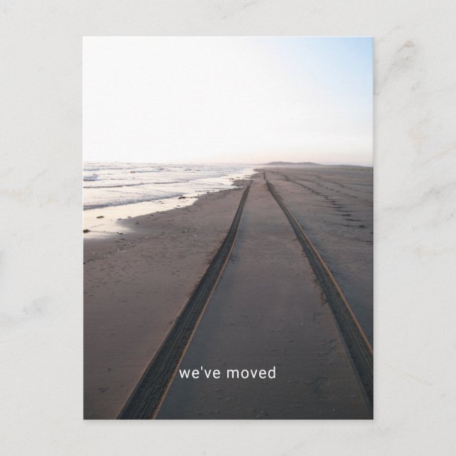 vykort för Nytt adress meddelande om vi har flytta (Framsida)