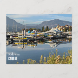 vykort för Okanagan Sjö i Kelowna, Kanada