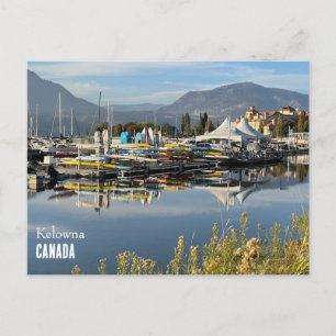 vykort för Okanagan Sjö i Kelowna, Kanada