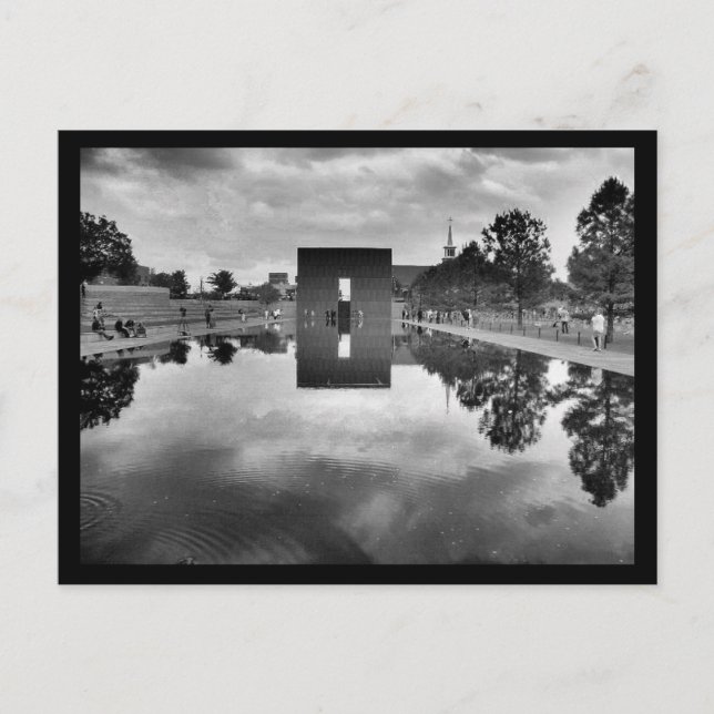 vykort för OKC-minnesreflektioner (Framsida)