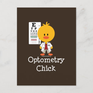 Vykort för optometrisk Chick