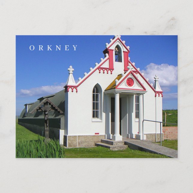 vykort för Orkney Italienskt chapel-vykort (Framsida)