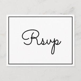 vykort för OSA av rustisk Elegant